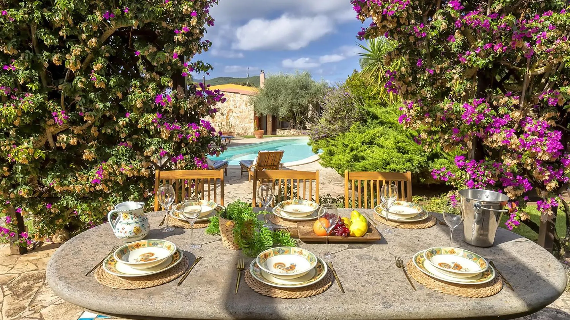 Alghero Villa Rujia With Garden And Pool Porto Conte Italien