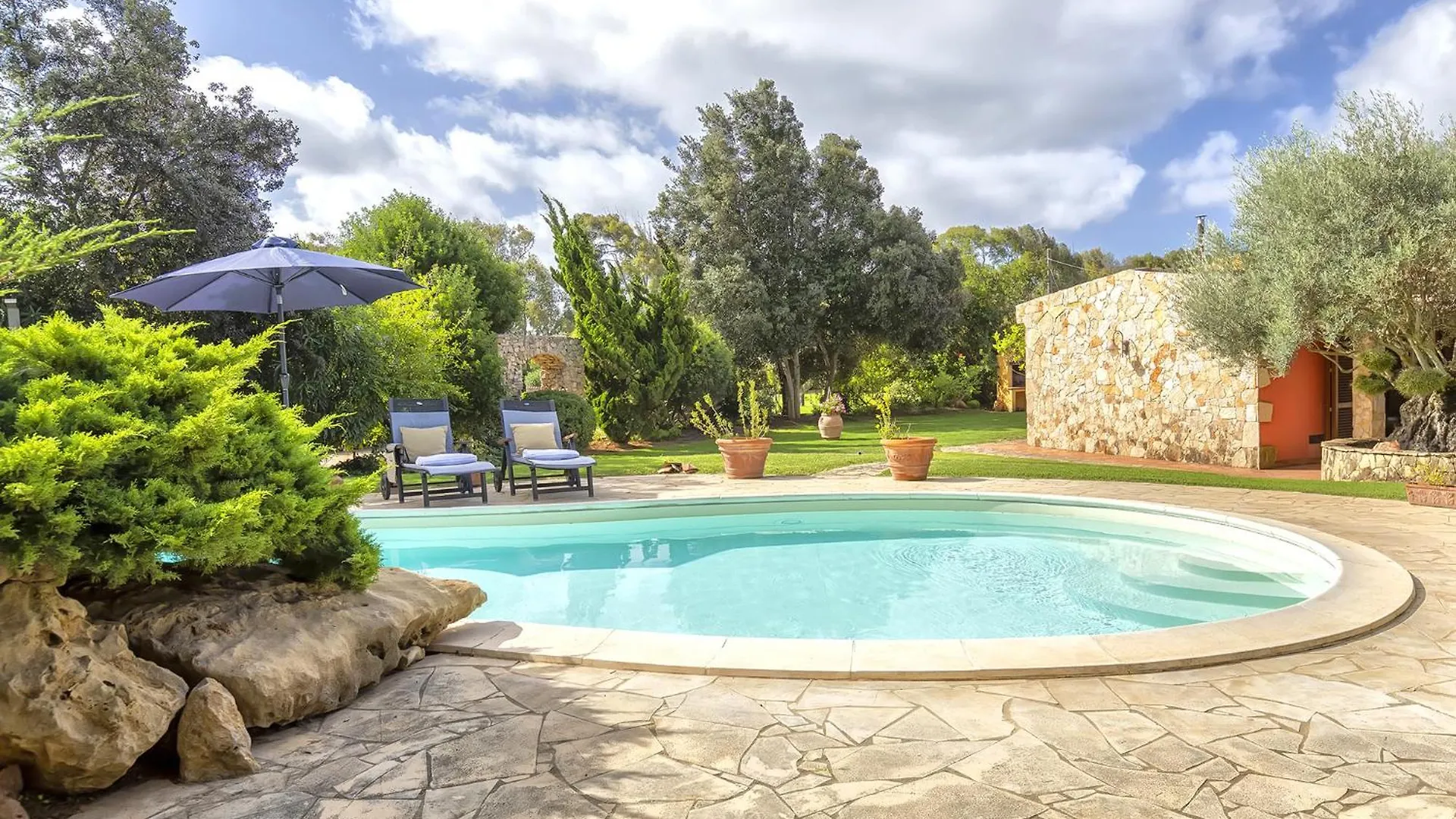 Alghero Villa Rujia With Garden And Pool Porto Conte Italien